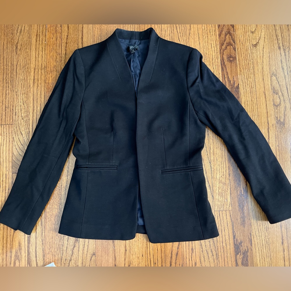 J Crew Stretch Twill Blazer size 4Tall (4T)